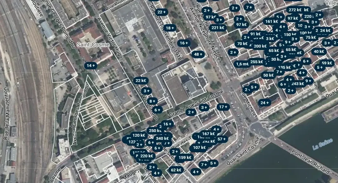 Prix au m² quartier Saint-Jean des Vignes à Chalon-sur-Saône: Analyses Immobilières